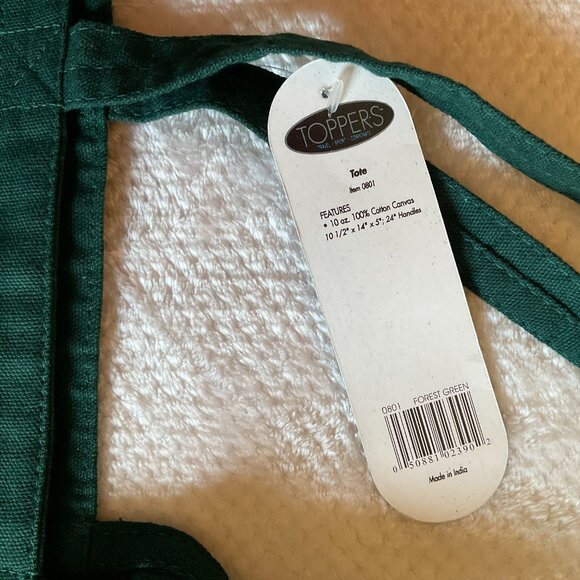 Tote Bag by Toppers in Forest Green | Durable, Reusable & Eco-Friendly Shopping - Picture 5 of 5